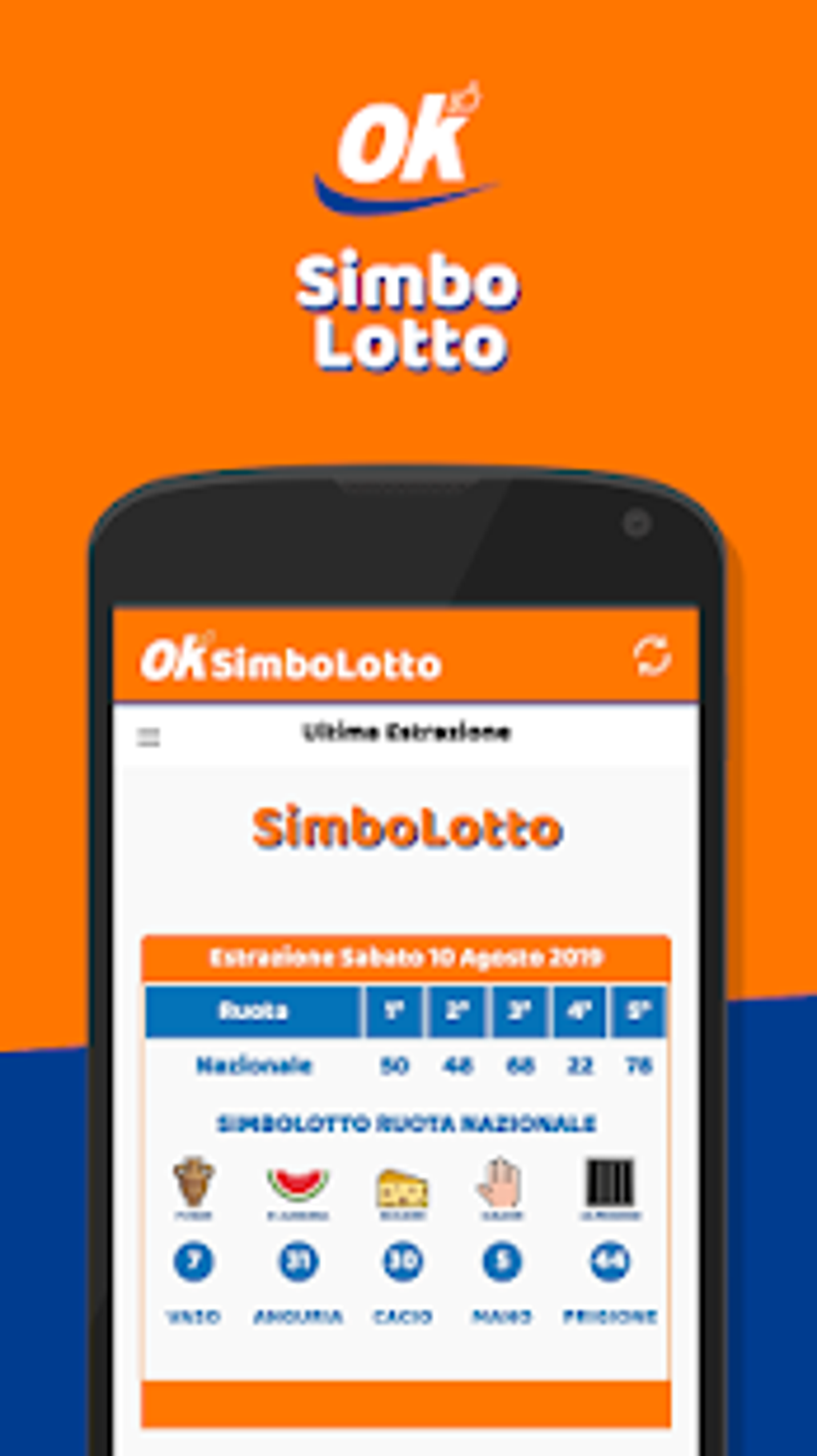 Archivio Simbolotto Il gioco gratuito del lotto per Android