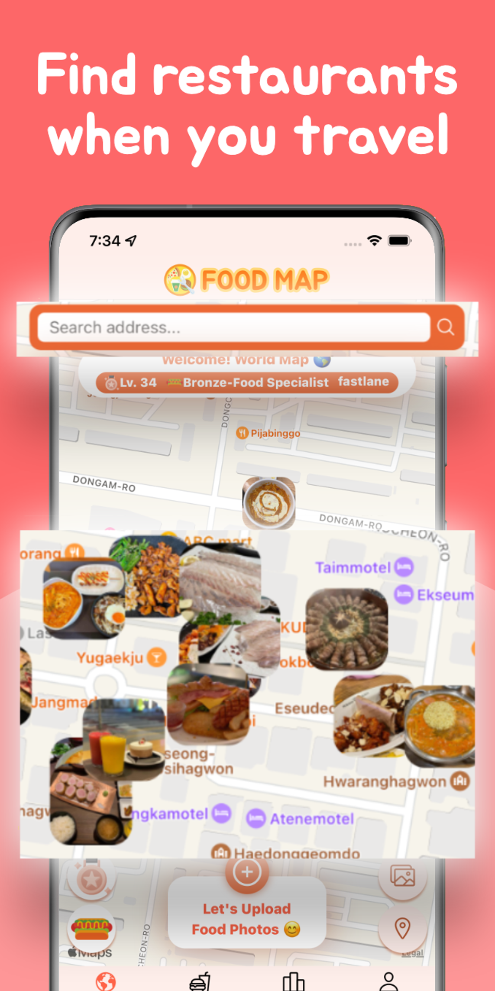 FOOD MAP - TravelCafeDessert для Android — Скачать