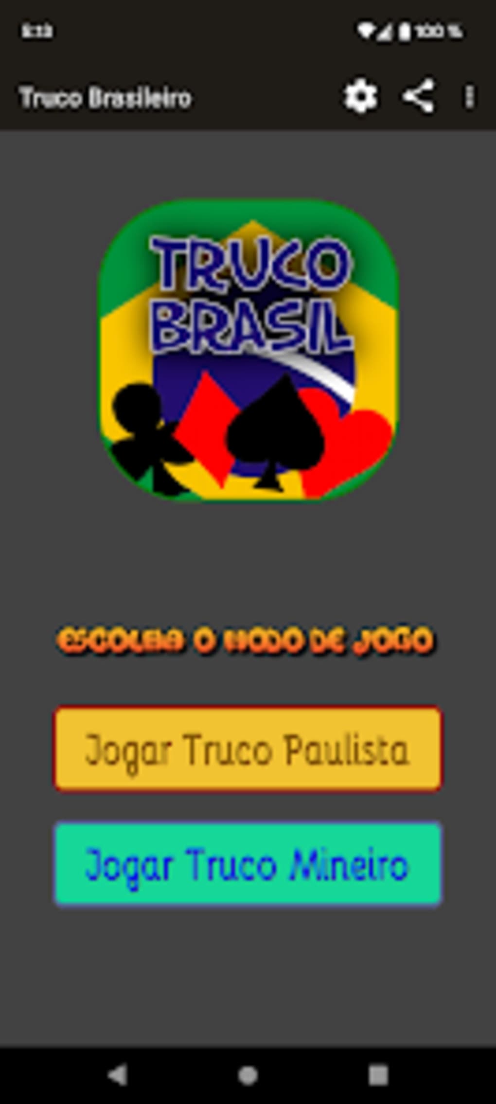 Truco Brasil é o jogo de truco online oficial da internet.
