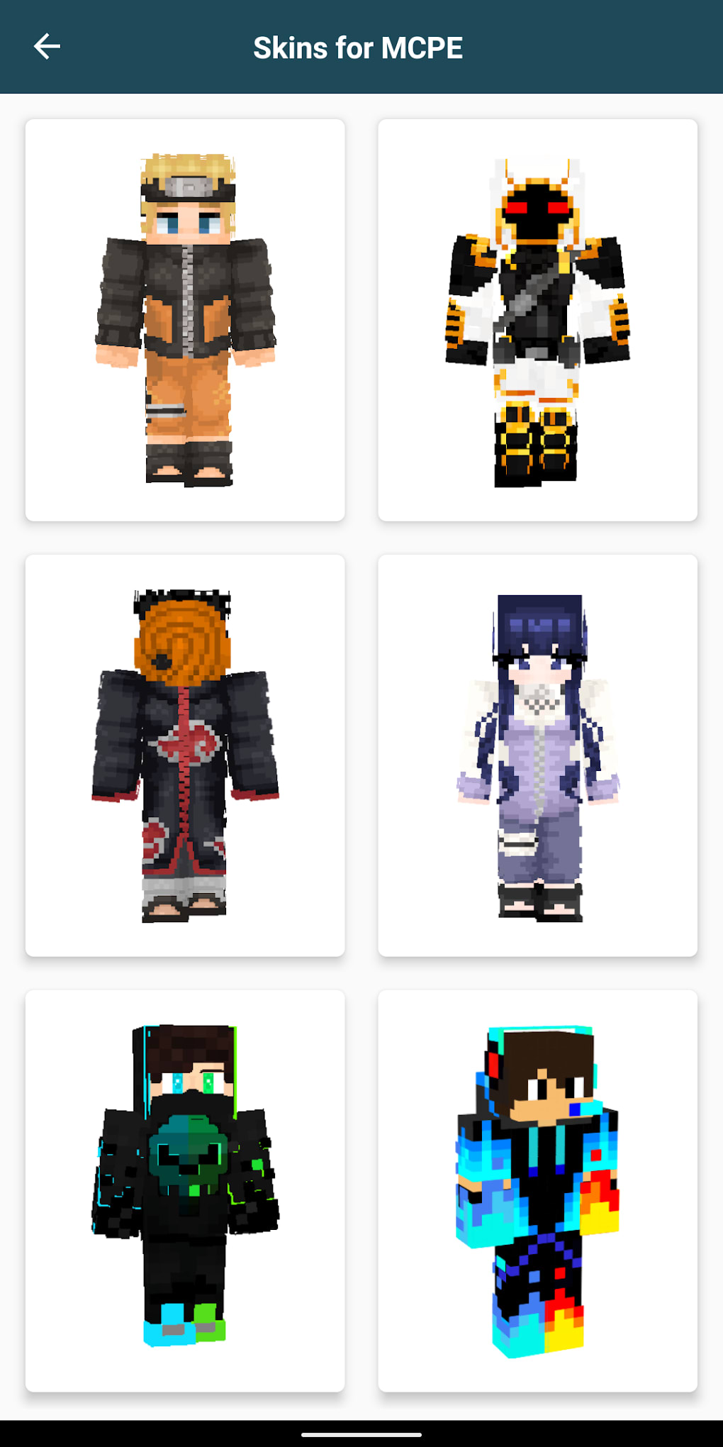 Ninja Skins for Minecraft PE สำหรับ Android - ดาวน์โหลด