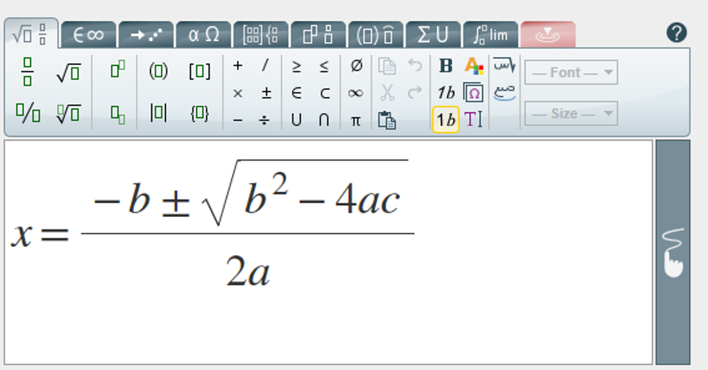 training manual for mathtype 7.0