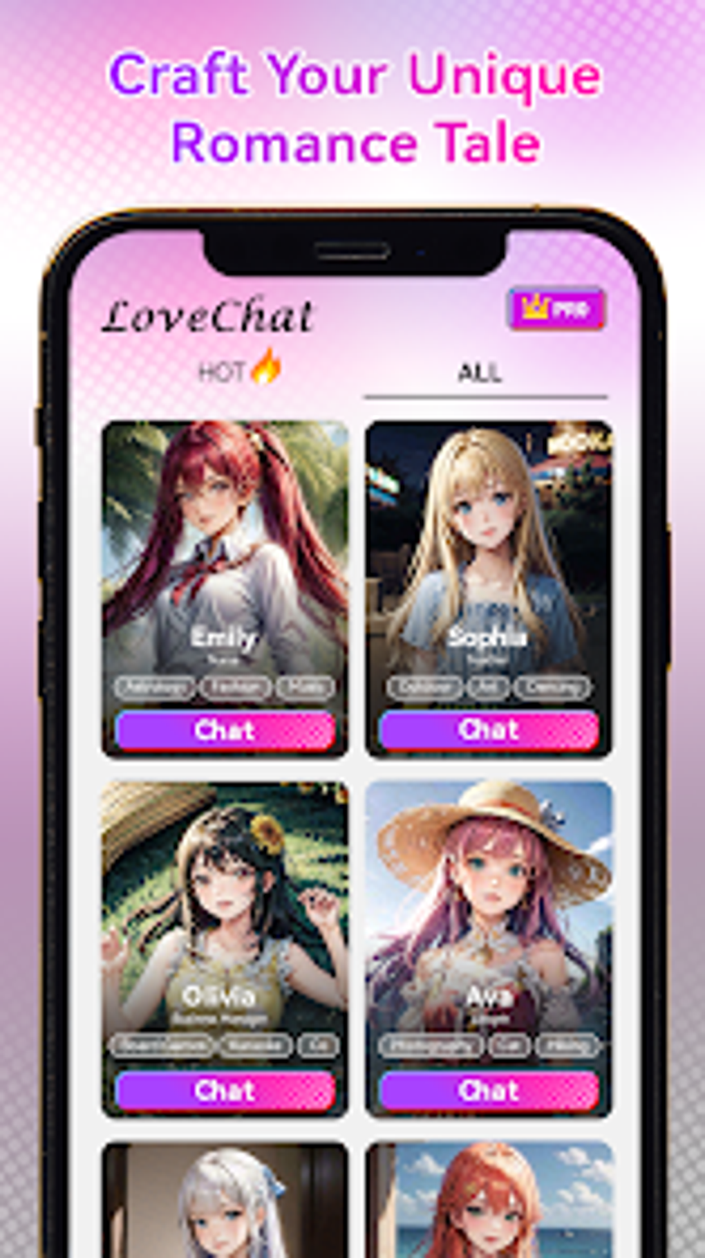 LoveChat - Your AI Girlfriend для Android — Скачать