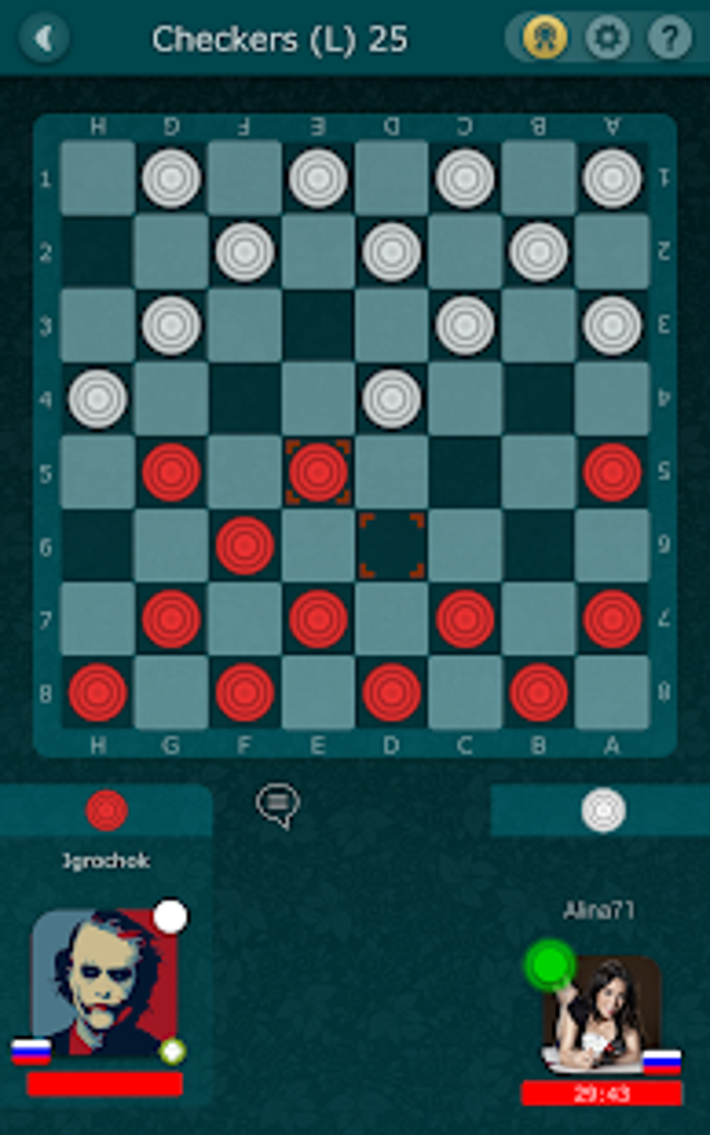 Checkers LiveGames - free online game APK для Android — Скачать