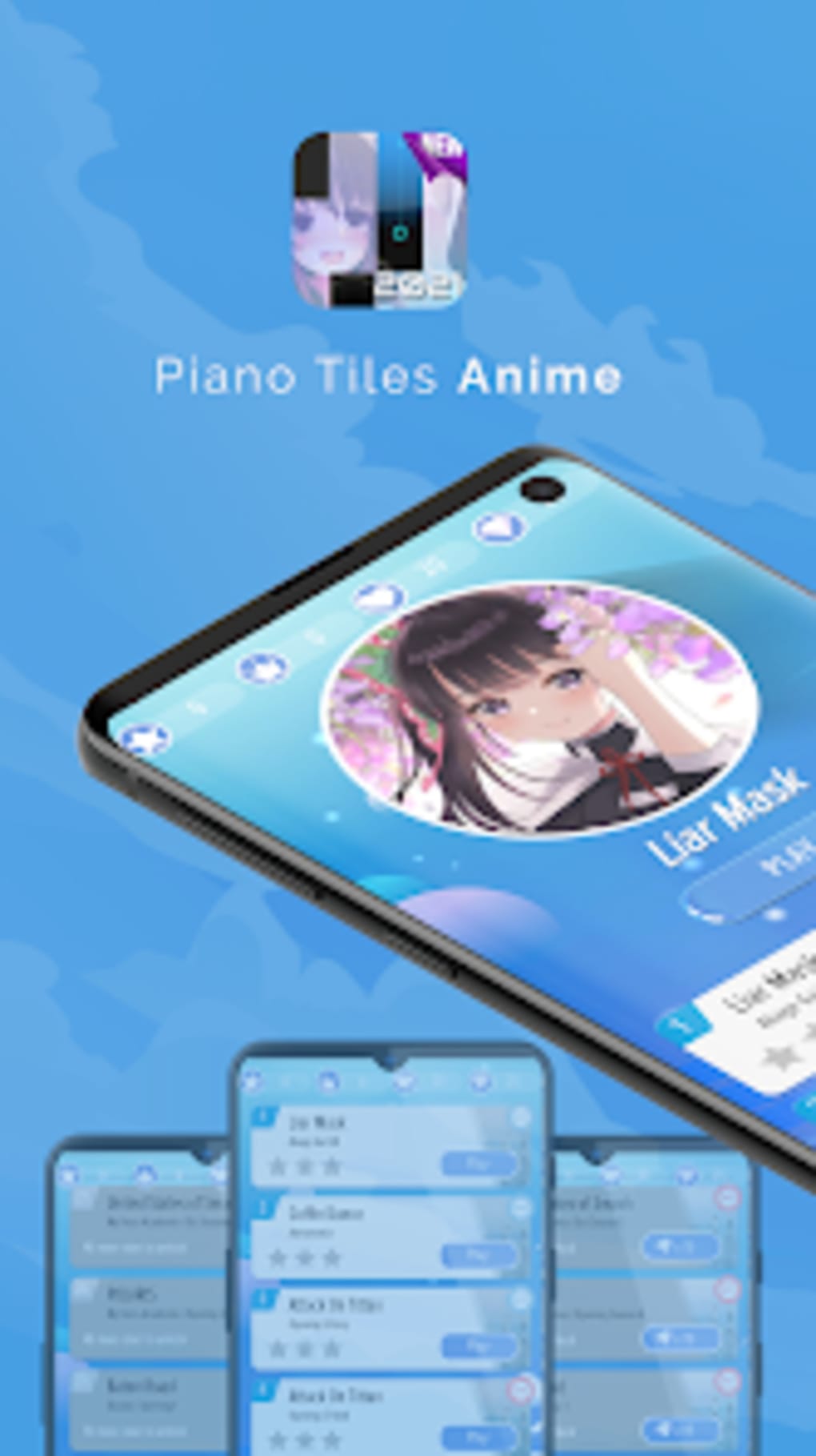 Baixe Anime Tiles: Piano Music no PC com MEmu