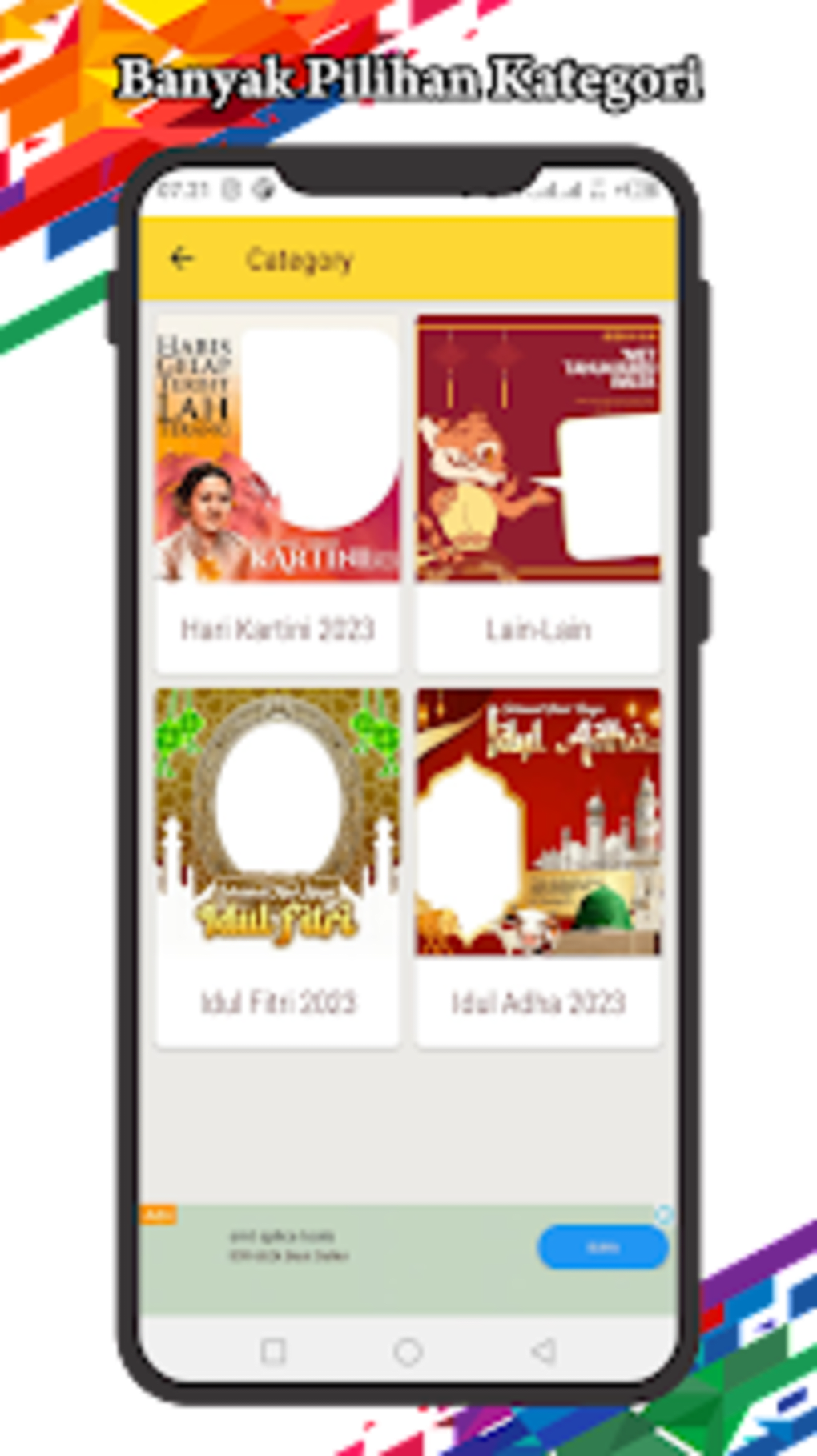 Twibbon Kartini Frame Photo for Android