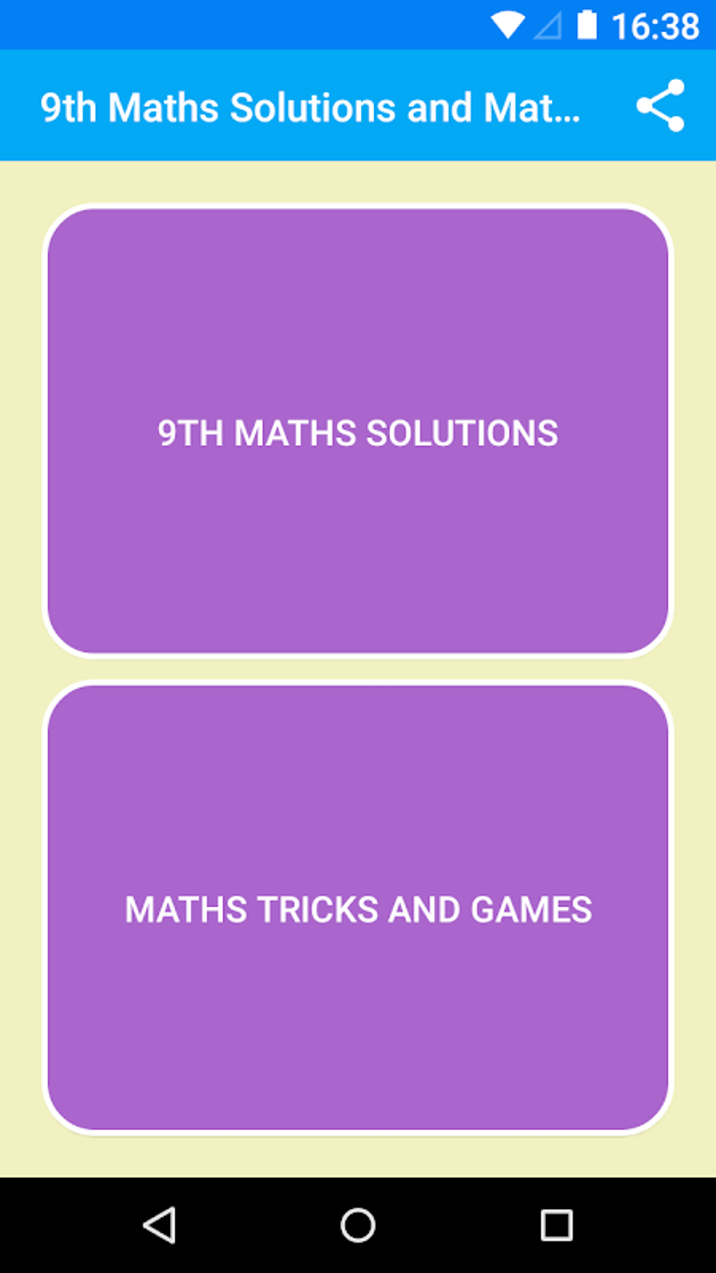 Android Için Maths IX Solutions For NCERT APK - İndir