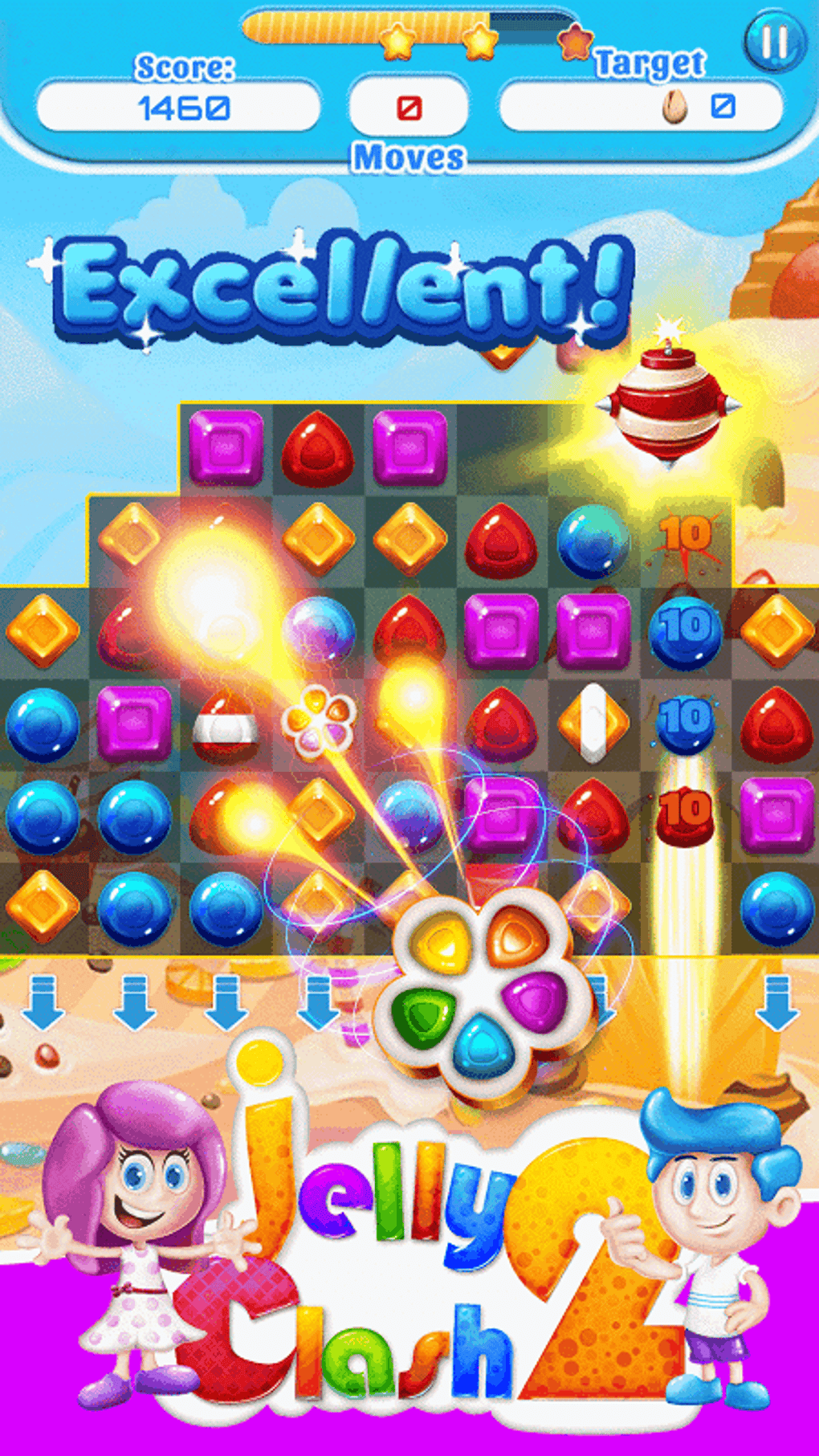 Jelly Clash 2 - 540 Levels APK for Android - Download