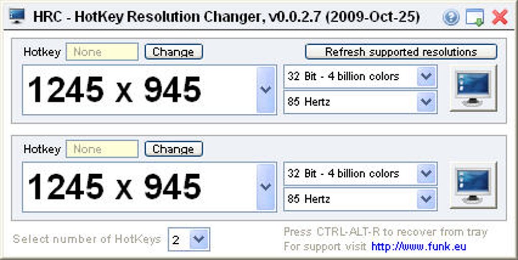 hotkey resolution changer