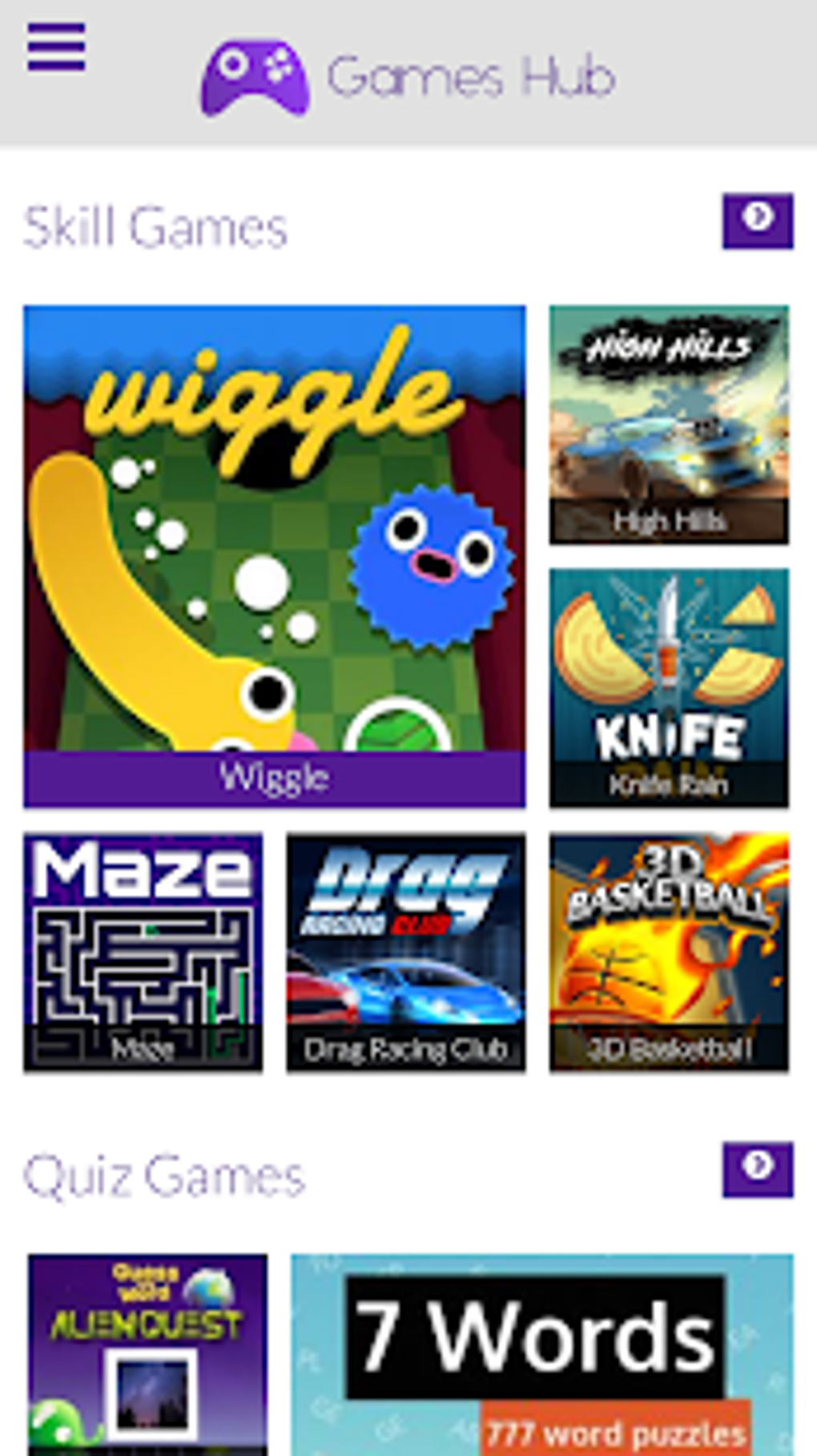 Games Hub - More than 500 Free Games APK для Android — Скачать