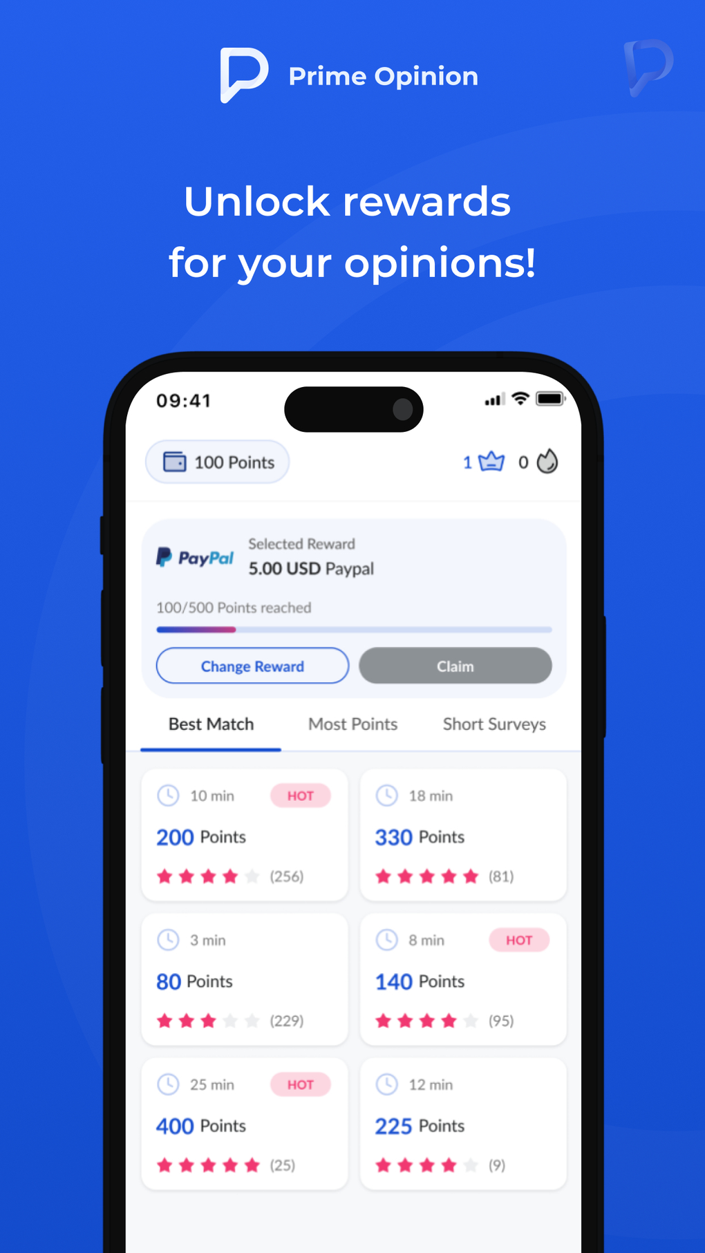 Prime Opinion - Paid Surveys для iPhone — Скачать