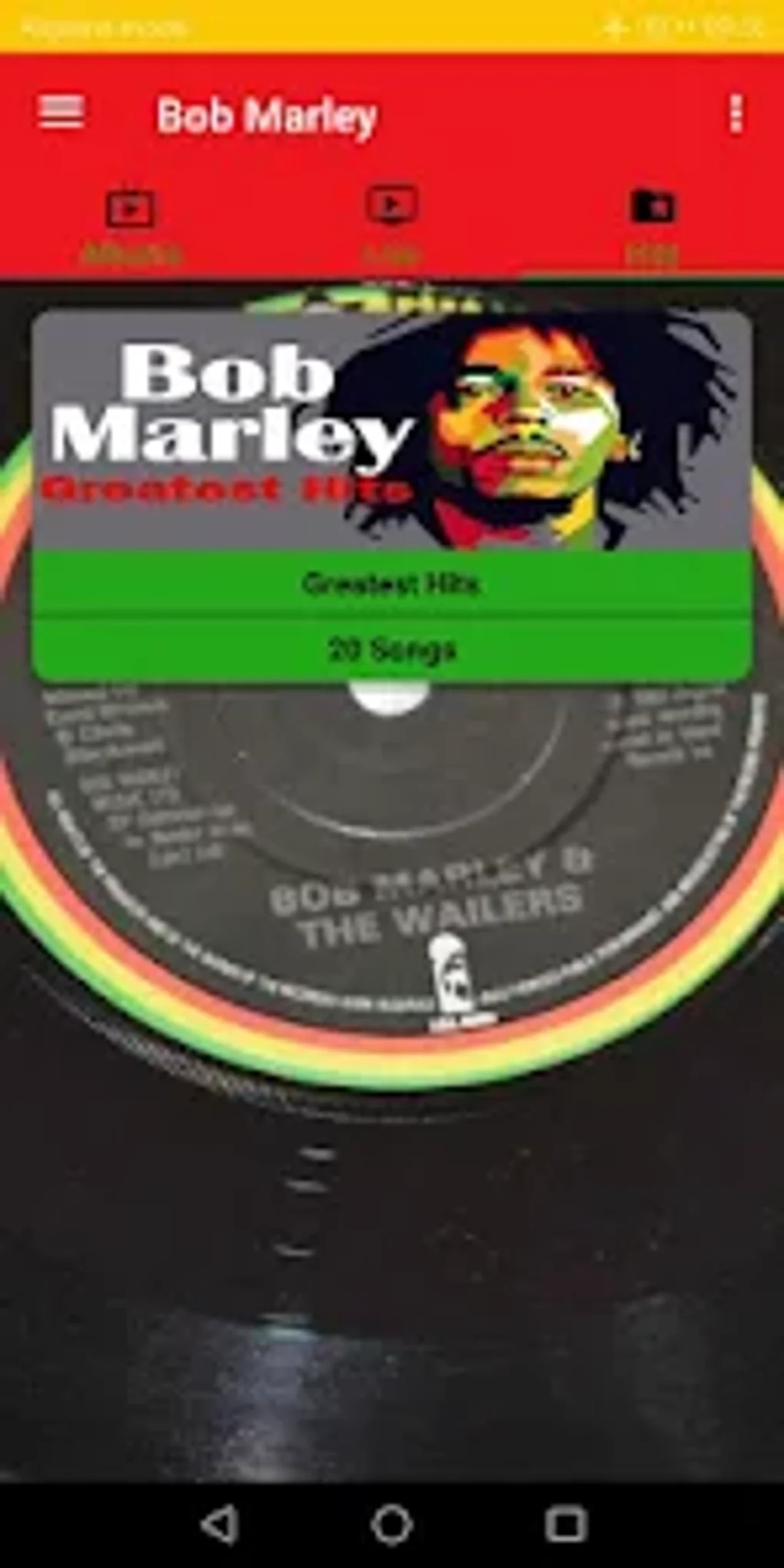 Bob Marley s All Songs HD Vid for Android Download — free download