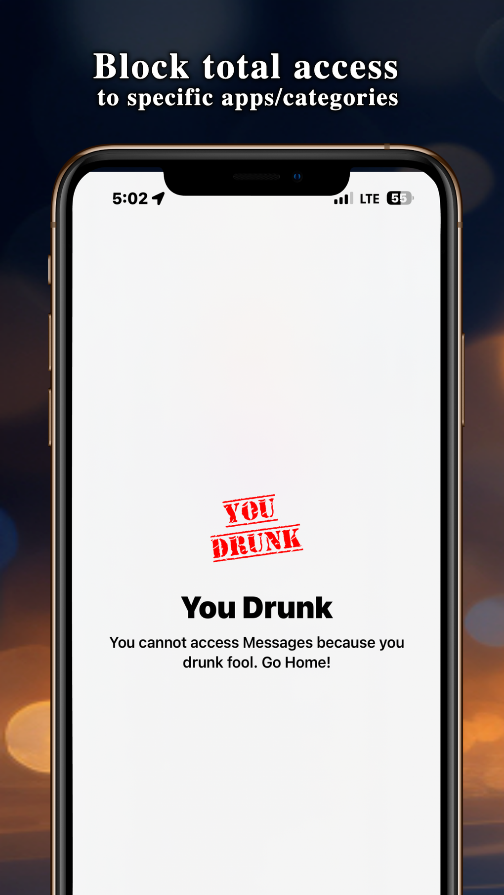 Drunk Mode Locker для iPhone — Скачать