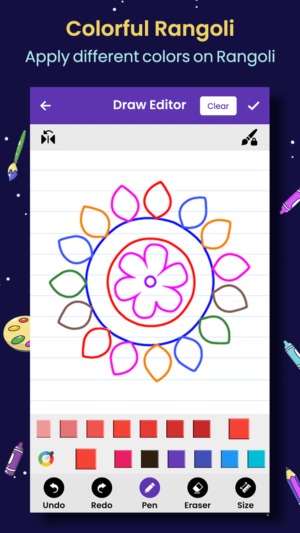 Draw Rangoli Step By Step for Android Download