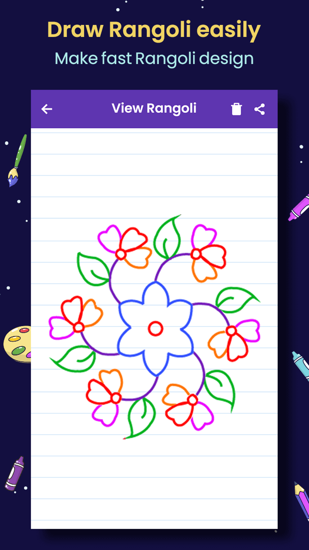 Draw Rangoli Step By Step for Android Download