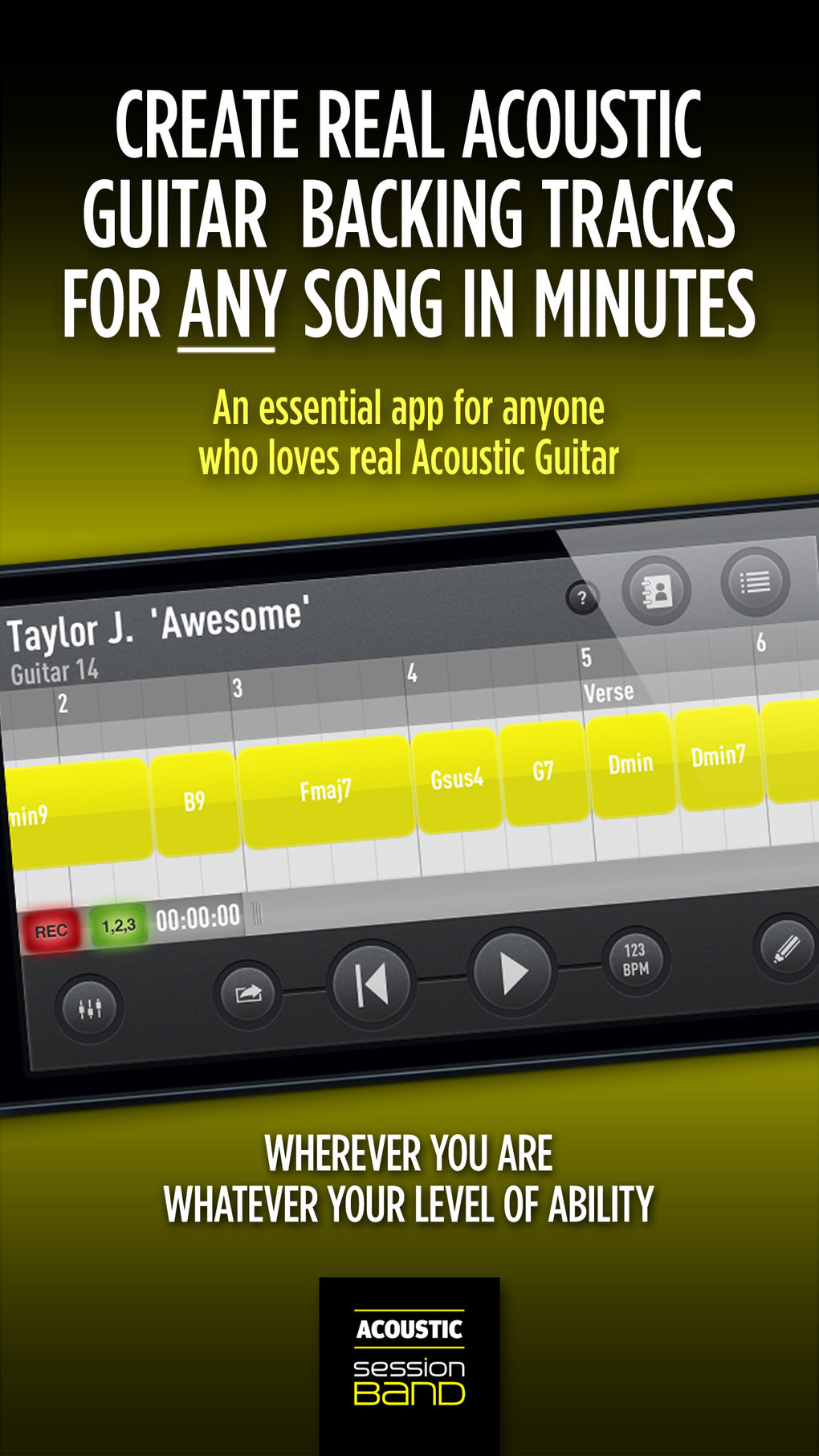 SessionBand Acoustic Guitar 1 para iPhone - Descargar