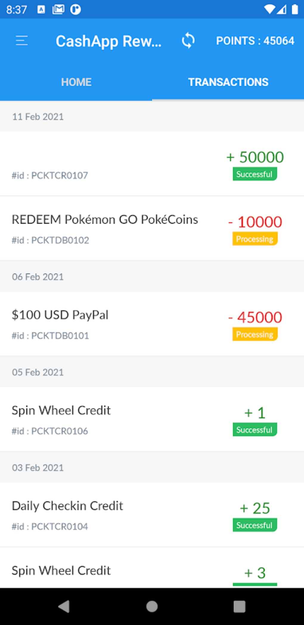 Instant Cash Rewards APK for Android - free download on Droid Informer