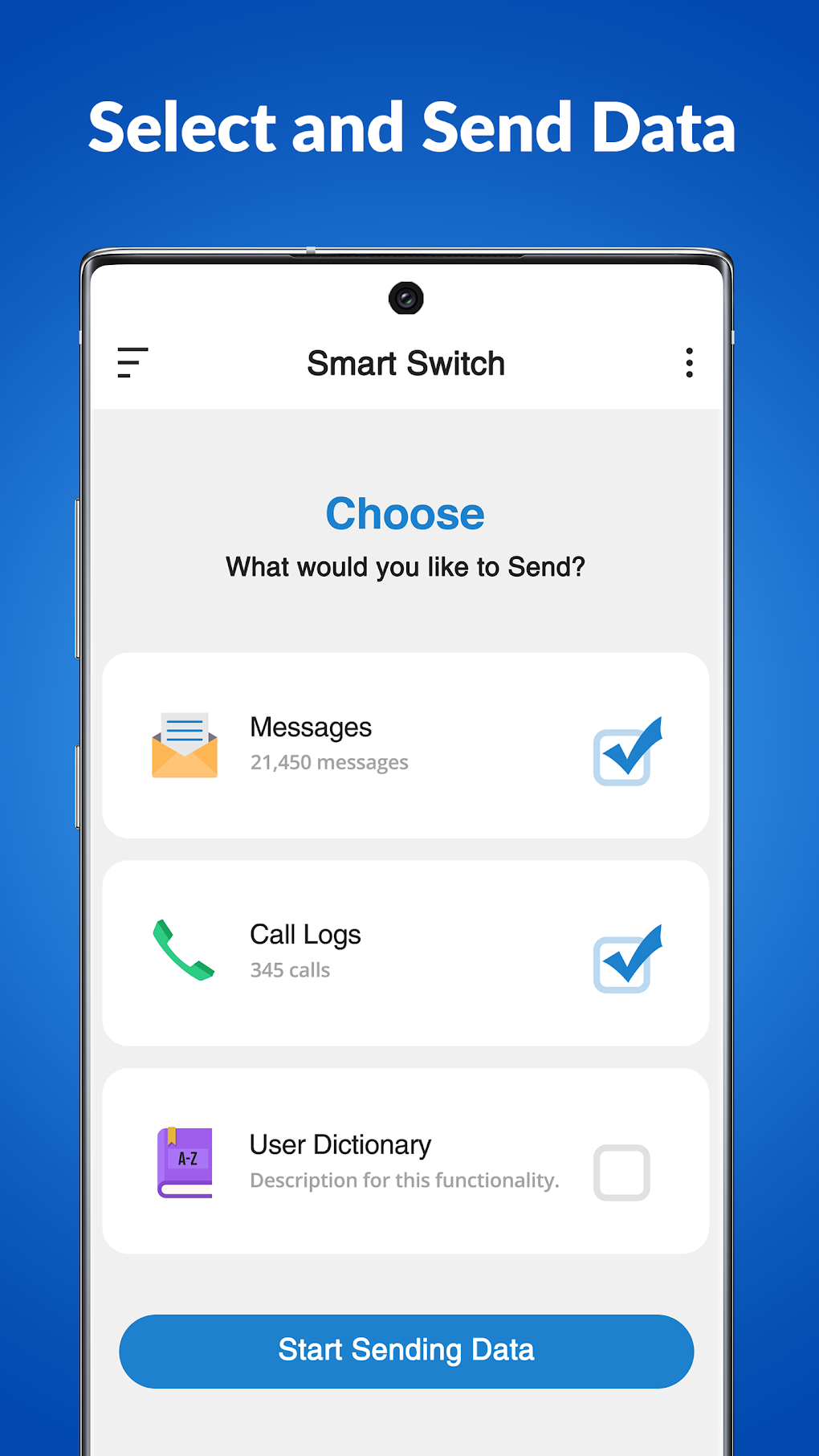 Smart Switch Mobile Phone Backup Restore Data Para Android Descargar