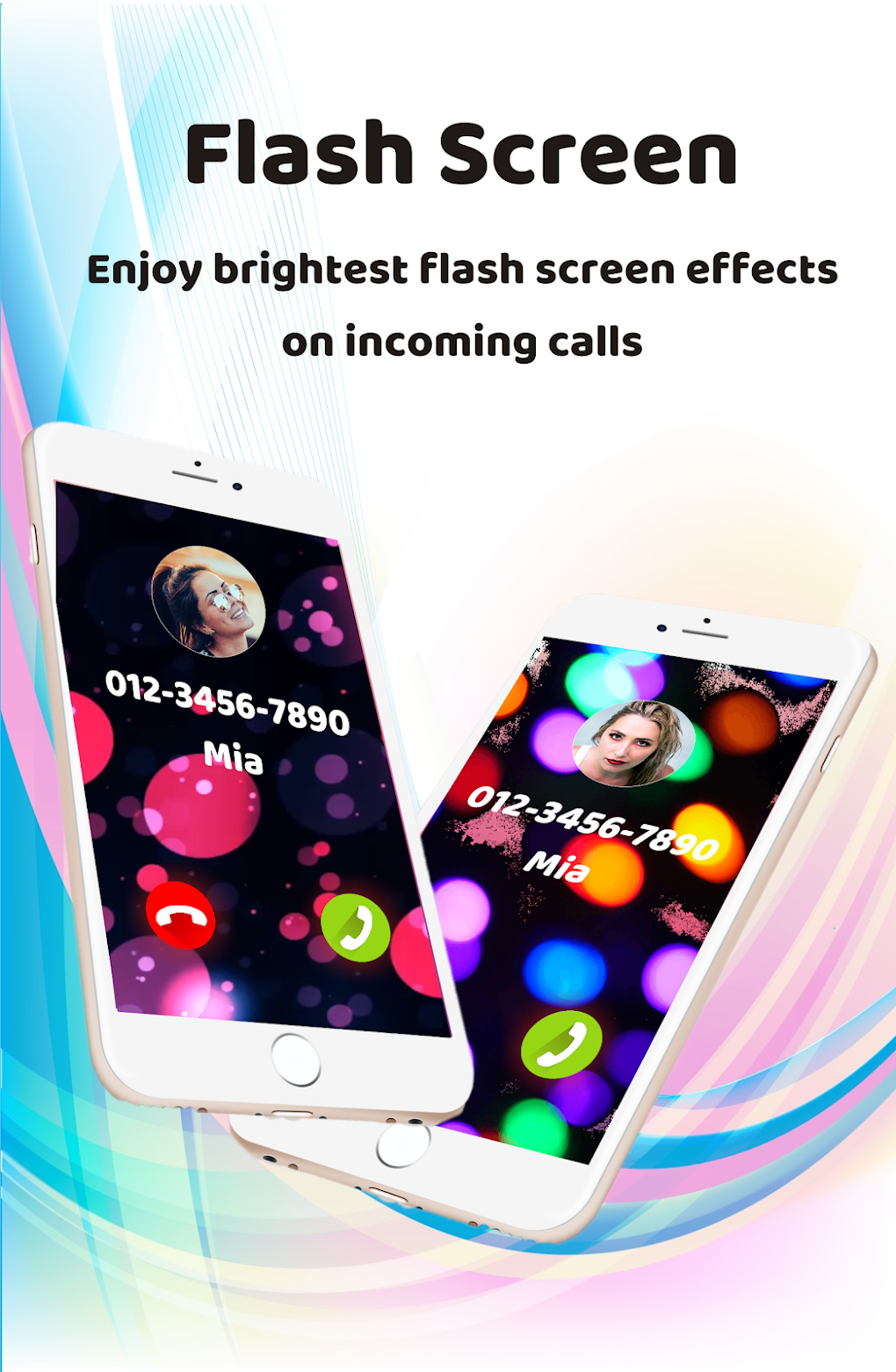 Change Color Phone Flash Theme для Android — Скачать