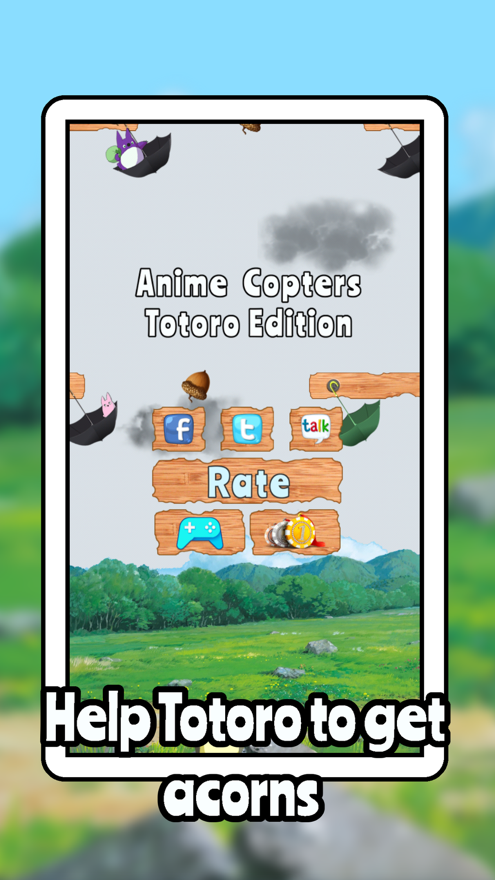 Anime Copters - Totoro Edition для iPhone — Скачать