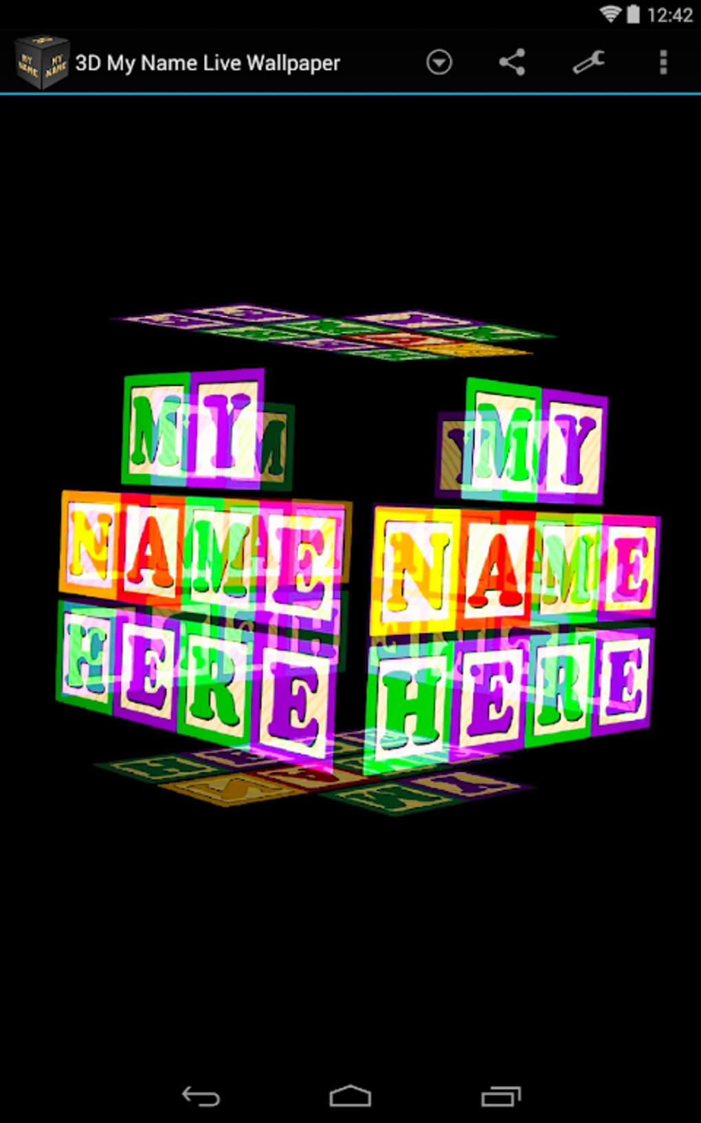 3D My Name Live Wallpaper APK for Android - Download