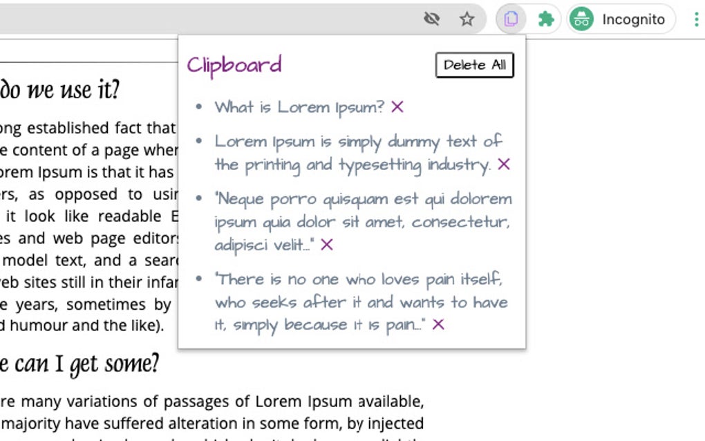 Easy Copy Text for Google Chrome - Extension Download