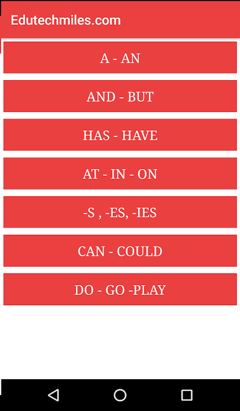 English Grammar For Kids Fill In The Blanks APK Para Android Download