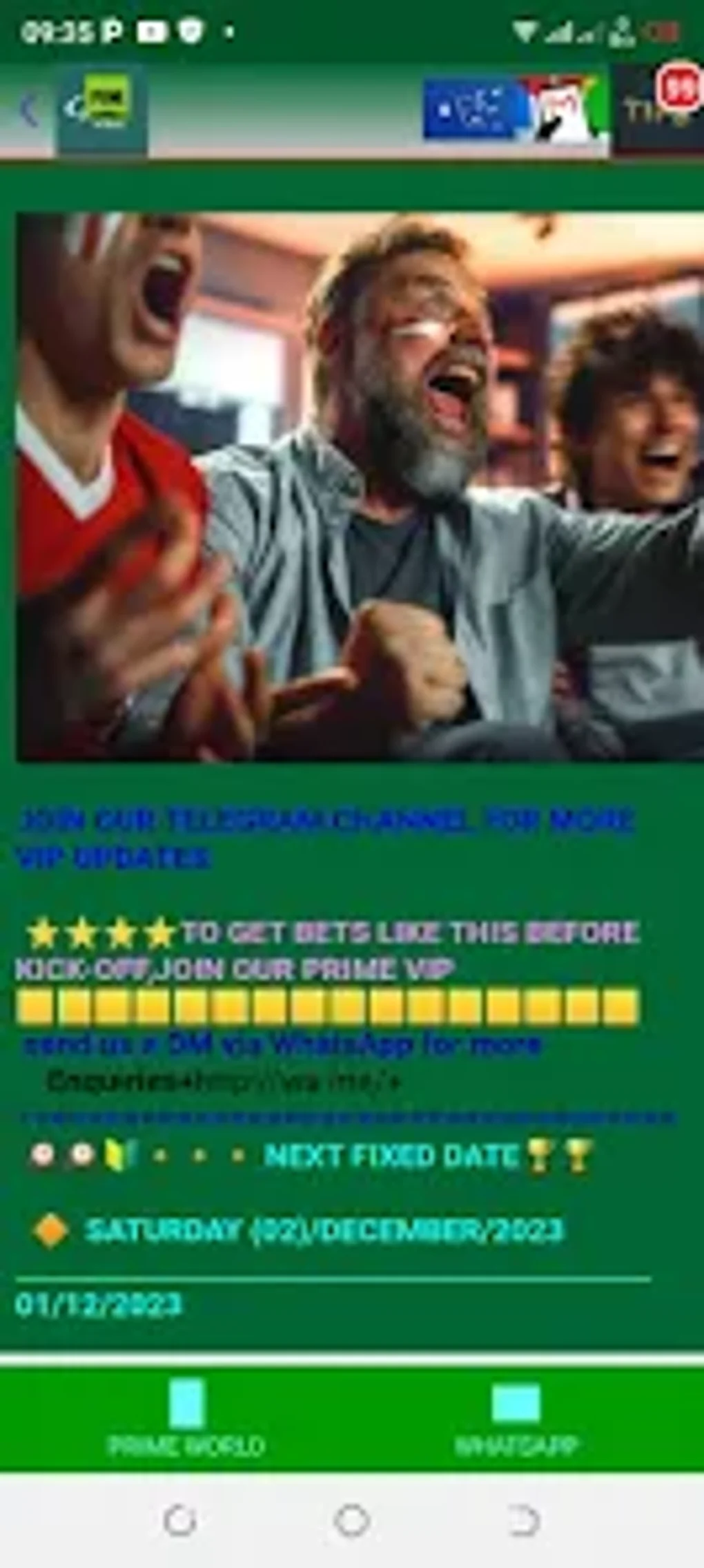 Prime Exact Score For Android Download