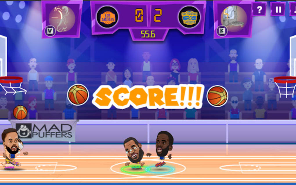 Игры баскетбол головами