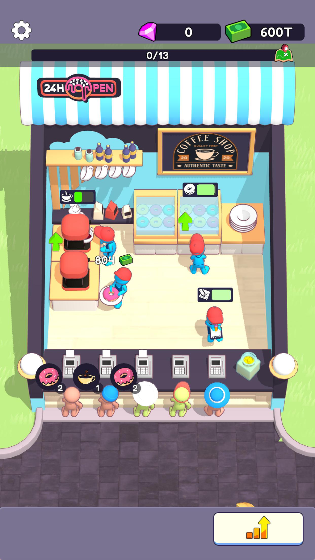 Сoffee place: idle cafe tycoon для iPhone — Скачать