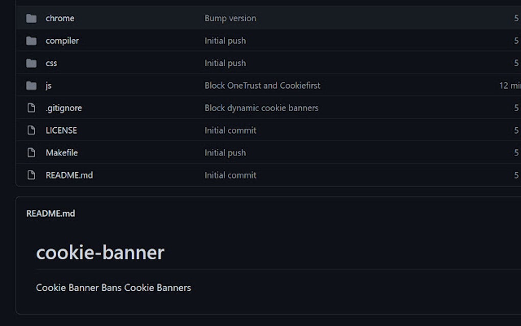 Cookie Banner for Google Chrome 拡張機能 無料・ダウンロード
