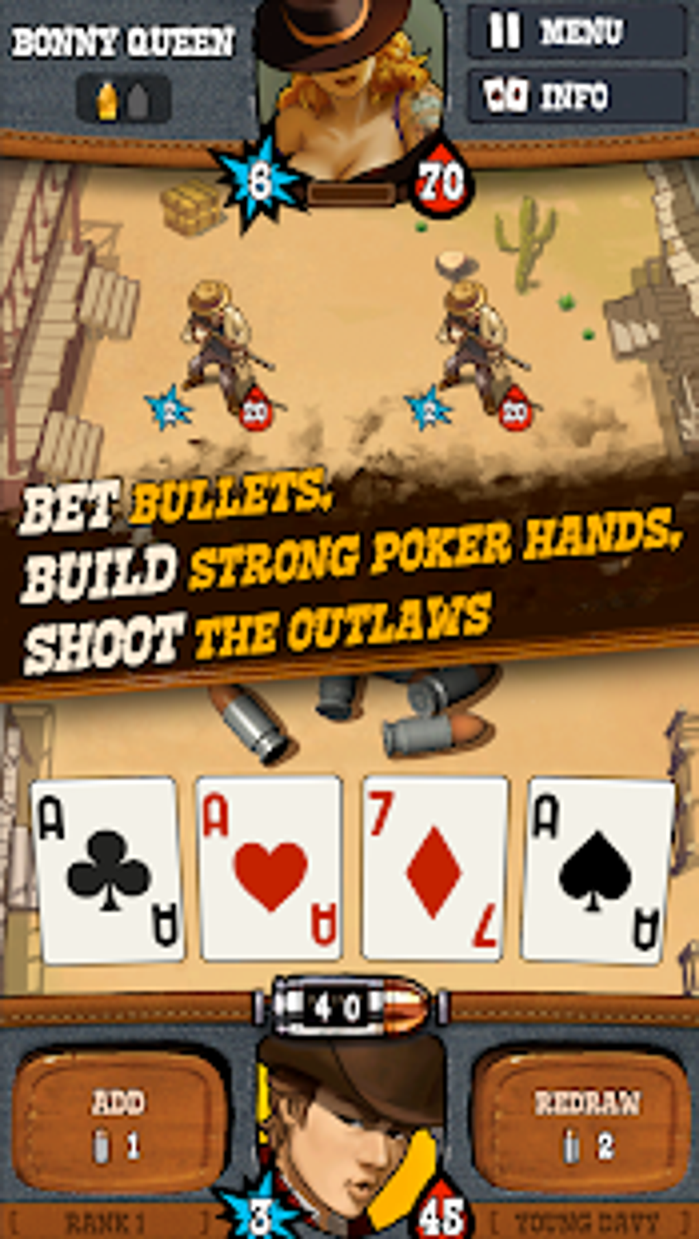 Poker Showdown: Wild West Tactics для Android — Скачать