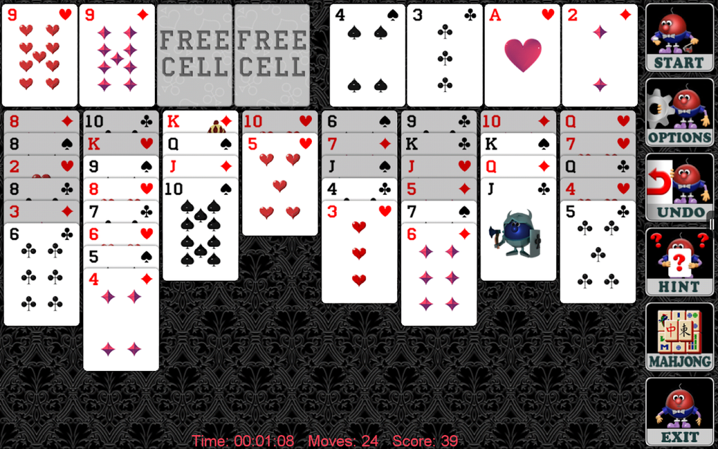 FreeCell- Aprendendo a jogar 