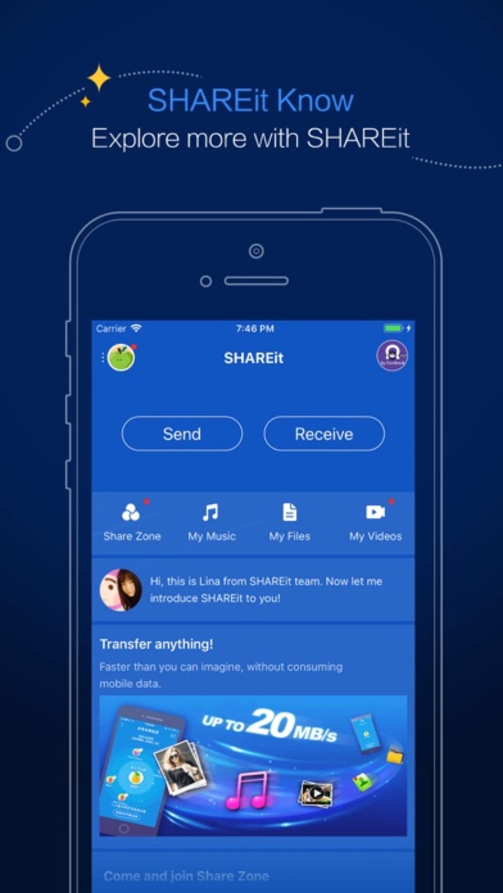 SHAREit - Connect Transfer for iPhone - Download