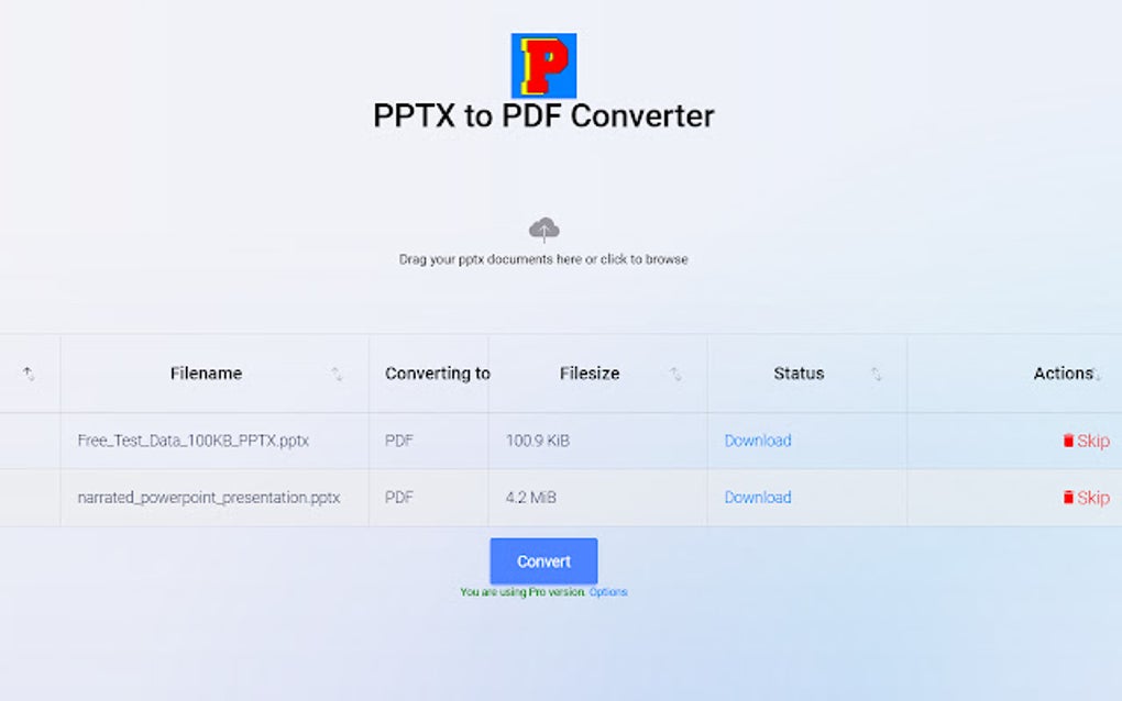 PPTX to PDF Converter for Google Chrome Extension Download