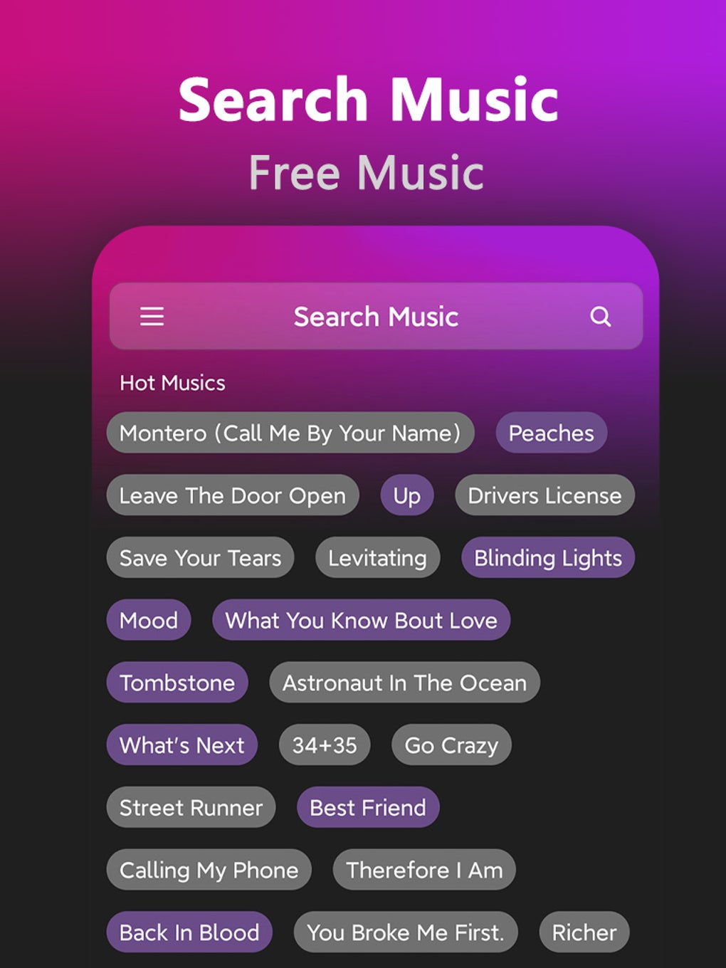 Free Music Downloader - Mp3 Music Download for Android - Download