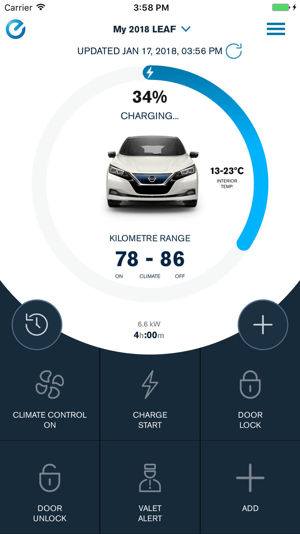 Nissan LEAF Canada для iPhone — Скачать