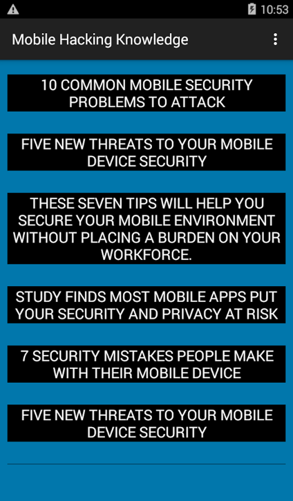 Mobile Hacking Knowledge APK For Android - Download