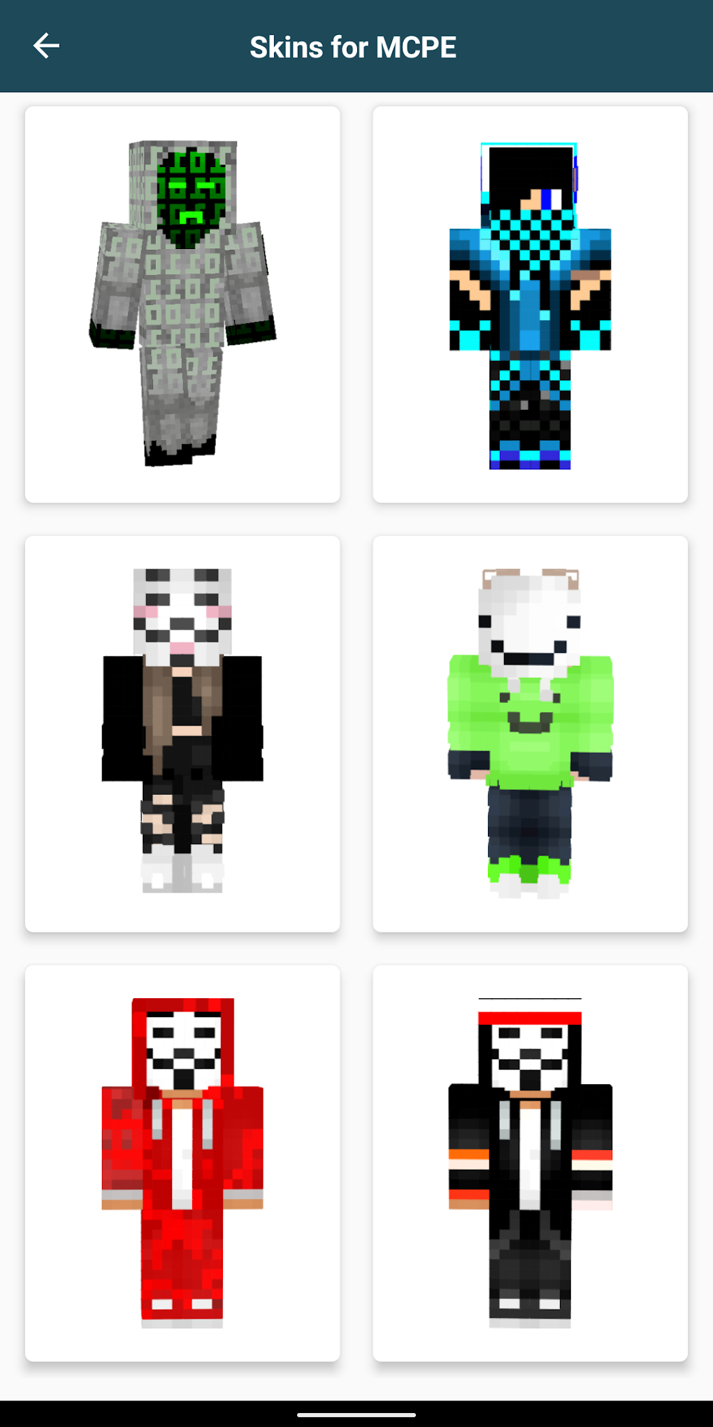 Hacker Skins for Minecraft PE for Android - Download