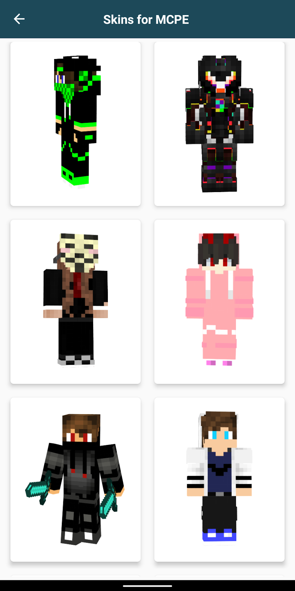 protagonista  Minecraft Skins