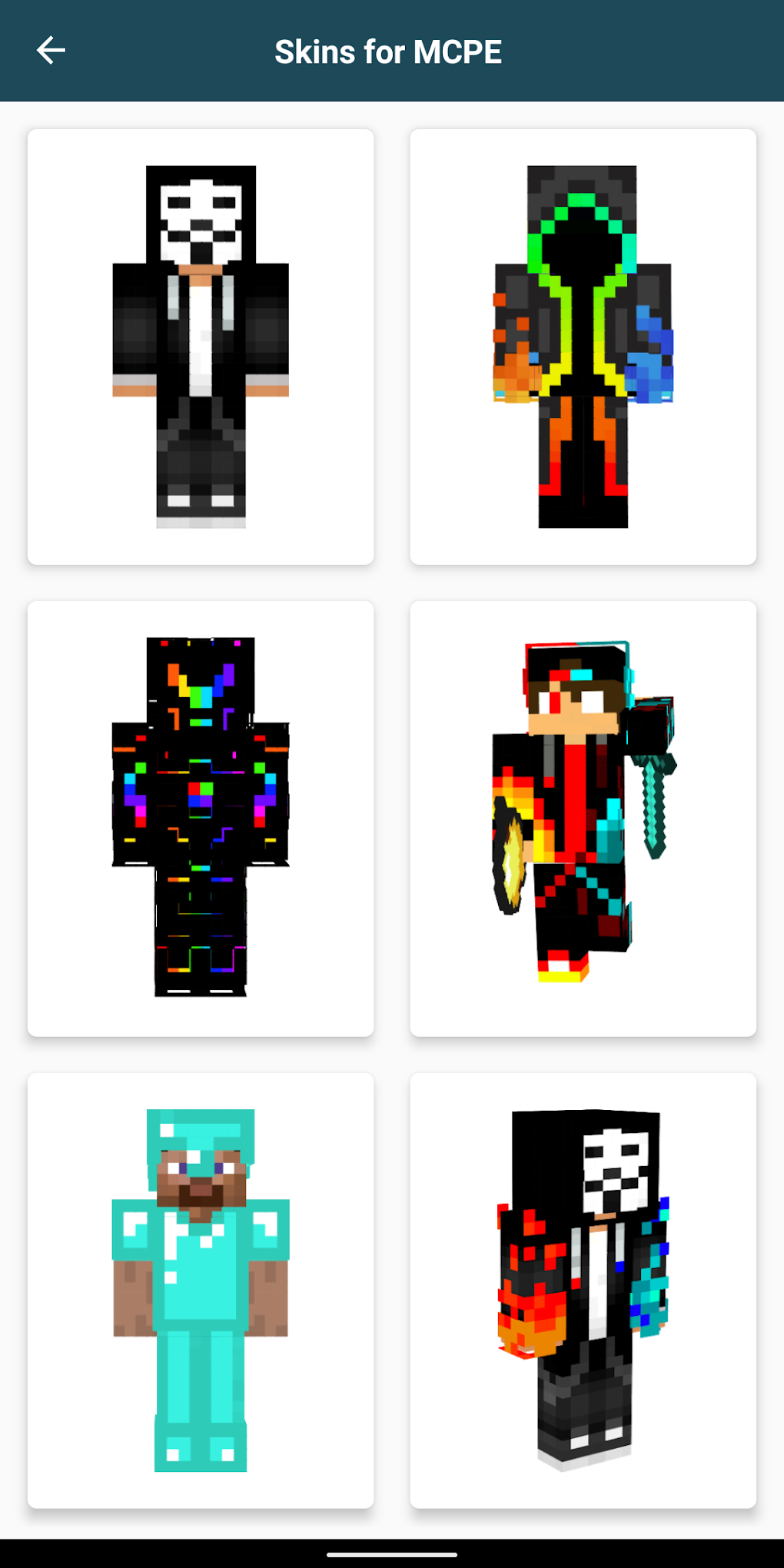 mcpe  Minecraft Skins