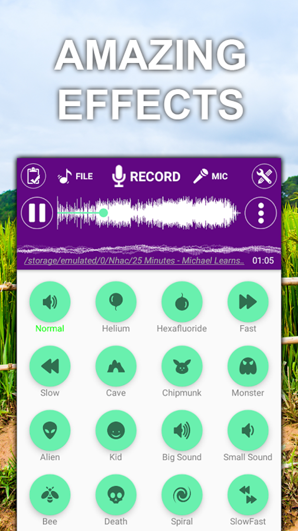 Voice Changer Sound Effects APK для Android — Скачать