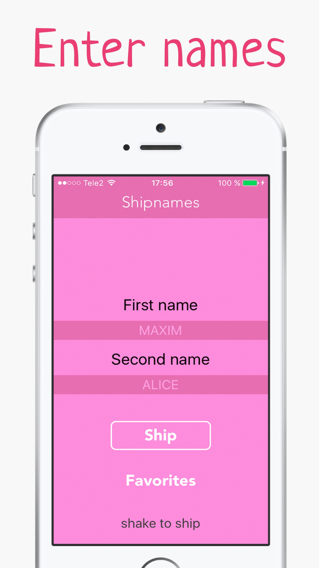 Ship name generator - Mixer of names for couple для iPhone — Скачать