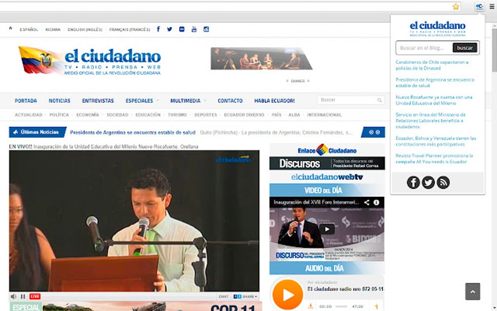 ElCiudadano.gob.ec para Google Chrome - Extensión Descargar