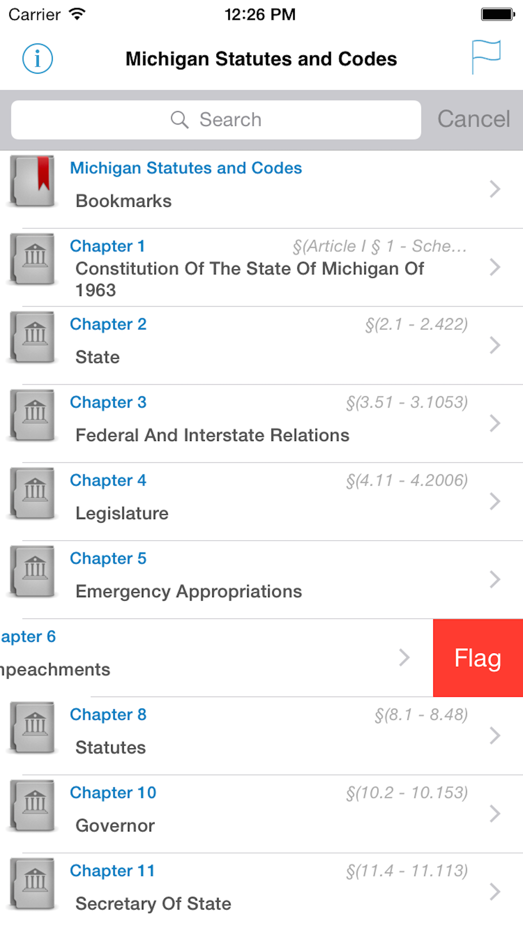 Mi code michigan laws mcl for iphone download