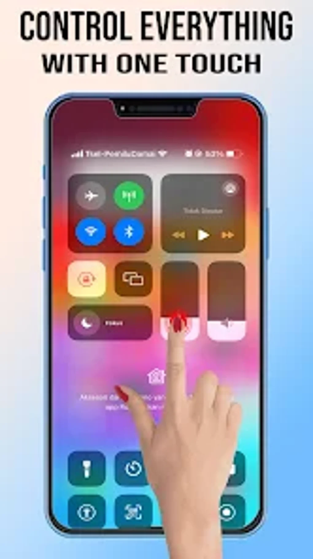 Control Center iOS 17 OS для Android — Скачать