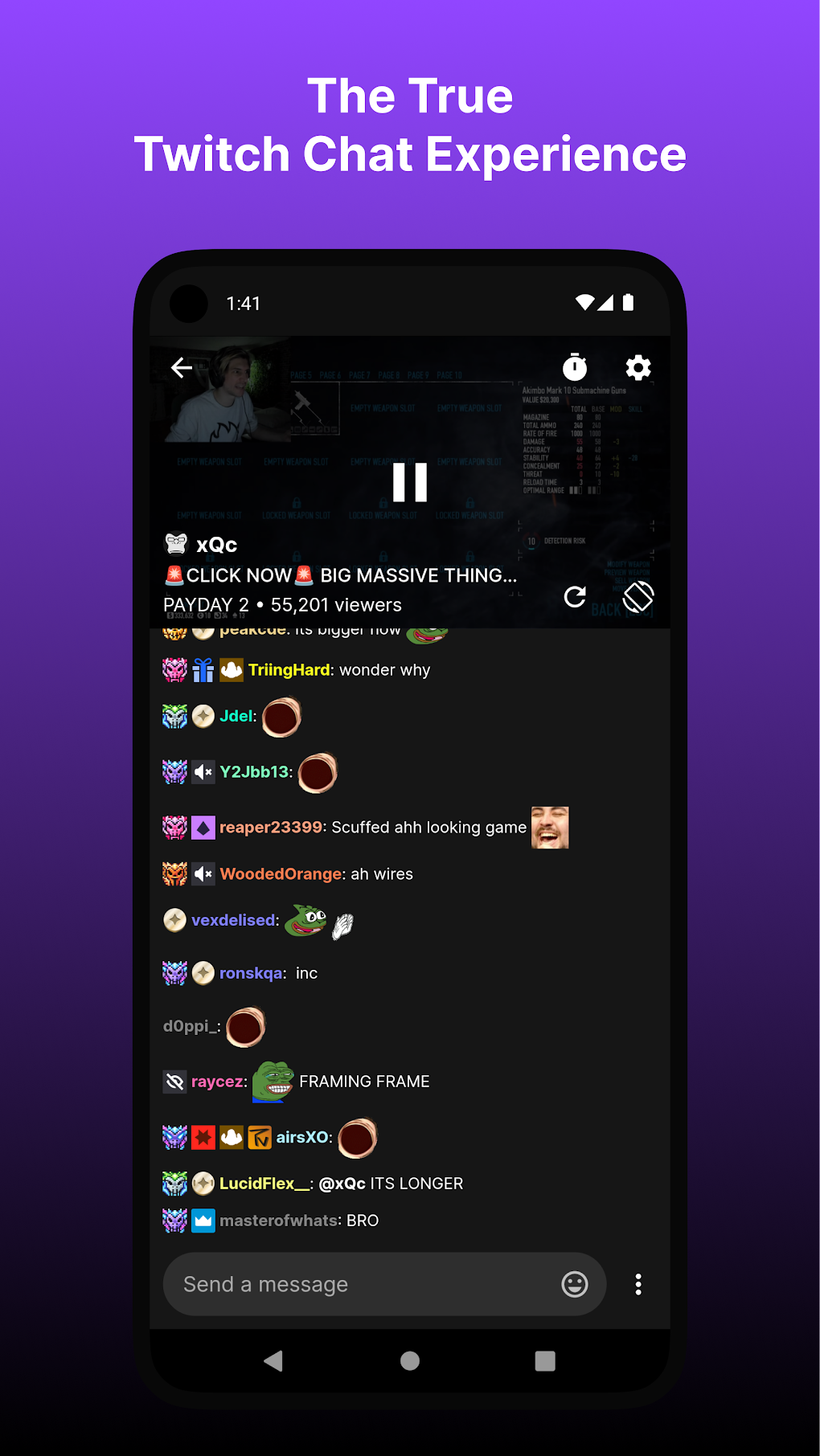 Frosty for Twitch для Android — Скачать