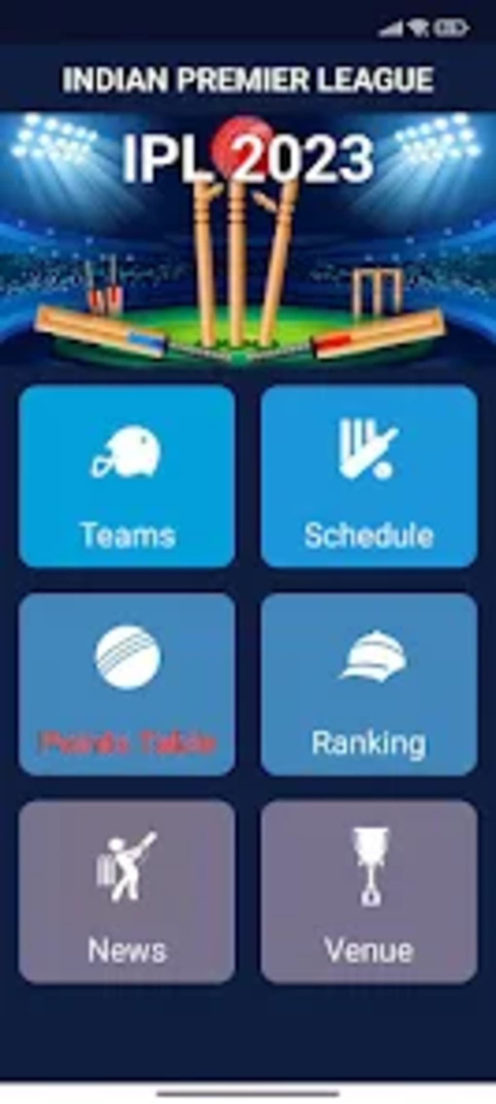 TATA IPL 2023 Live Score Pro for Android 無料・ダウンロード