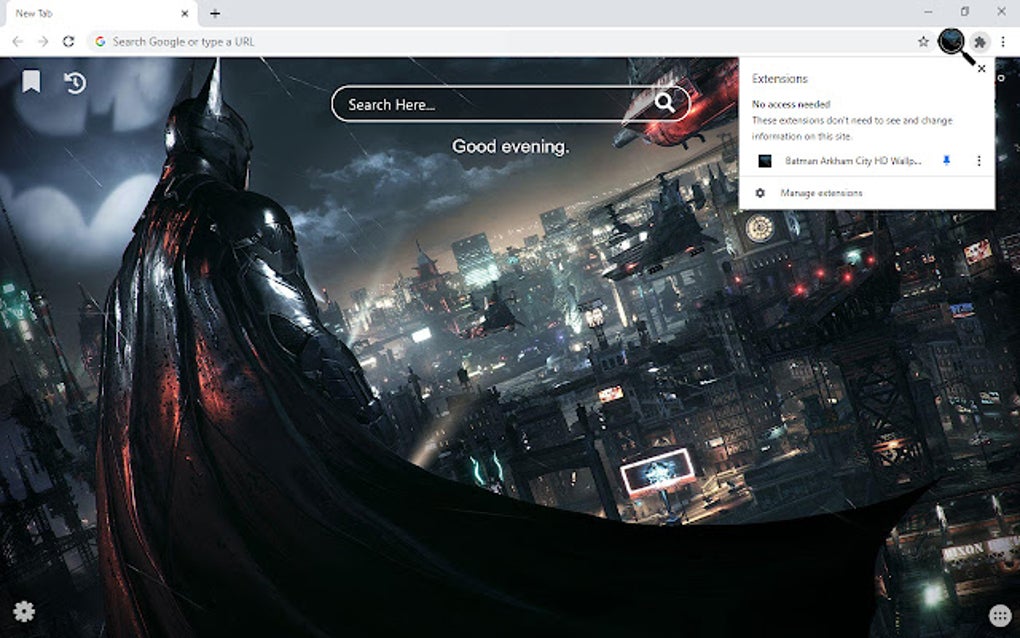 The Batman Wallpaper New Tab
