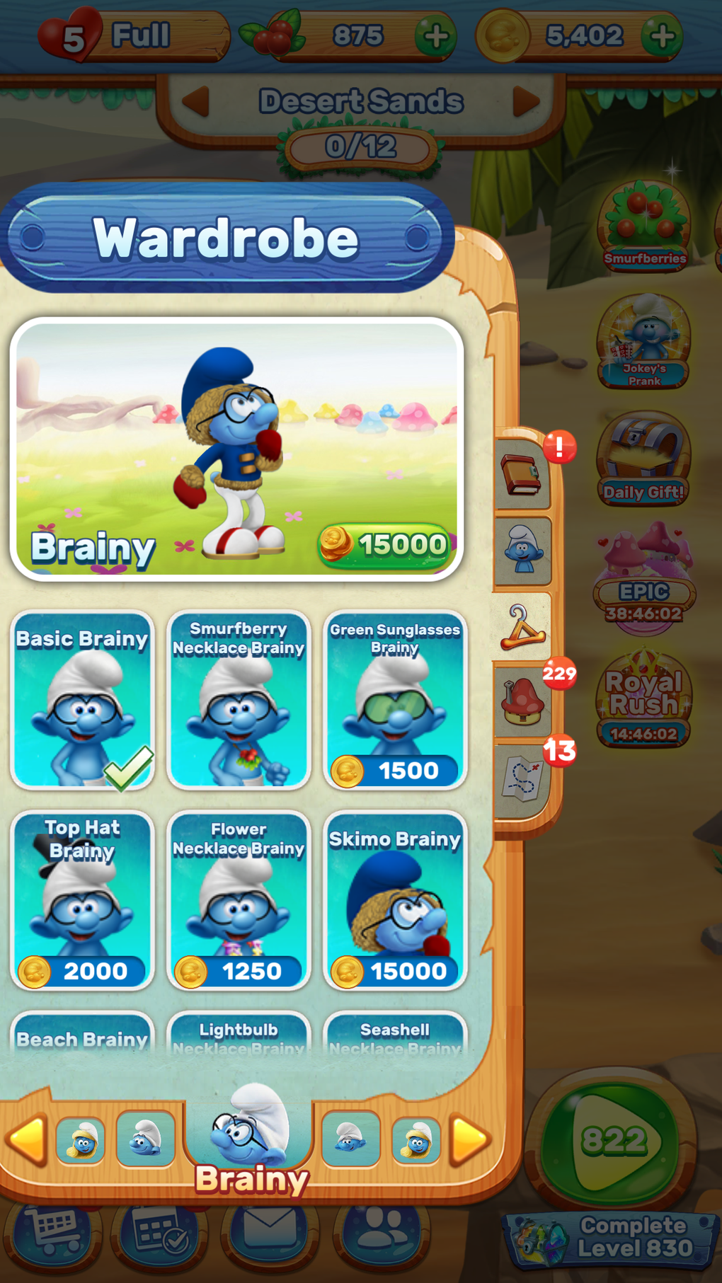 Smurfs Bubble Shooter Game для iPhone — Скачать