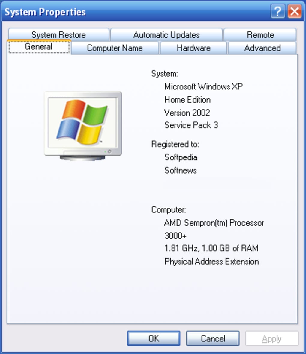 microsoft windows xp home edition sp2 download free